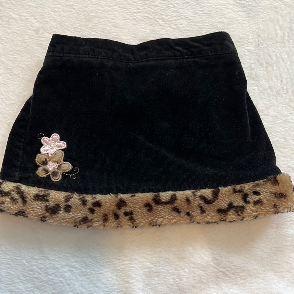 Girls Size 12 Month Corduroy And Fur Nick Jr Skort